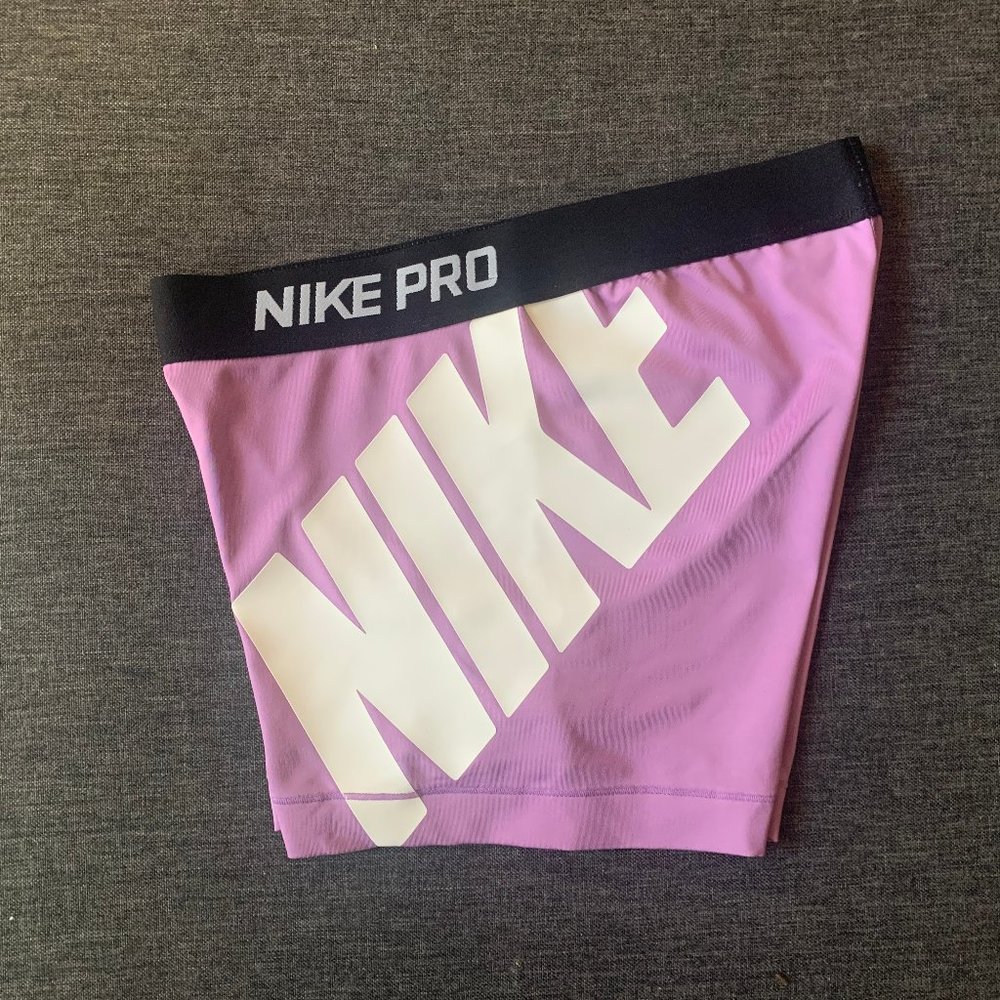 Nike Pro Dri-Fit Spandex Shorts - Lavender Purple
